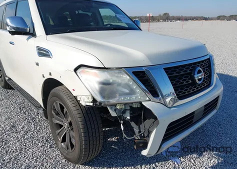 2017 Nissan Armada Platinum from USA, damaged, VIN JN8AY2NE3H9706632